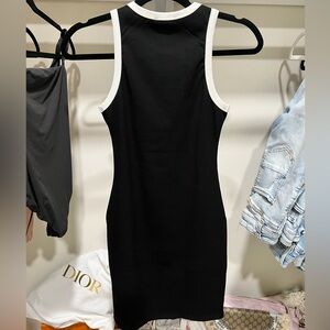 BNWT meshki racer neck mini dress